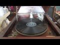 Antique strativara wind up phonograph victrola vintage record player no reserve