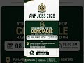 ANF Jobs 2026 latest update for Constable candidates.Your written test has been rescheduled on
