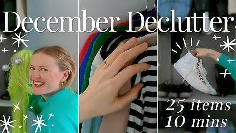 Holiday Declutter with Me 🎁 25 Things to Let Go Before Christma