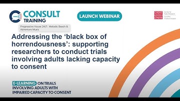 CONSULT Training for Researchers Webinar