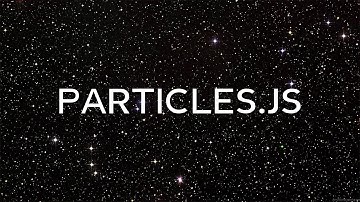 Create a dynamic background with ParticlesJS