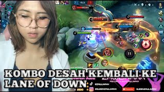 Ketika Kombo Queen Of Desah - zawlinaxx Kembali ke Lane Of Down - Mobile Legend Indonesia