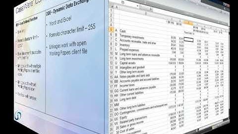 CaseWare Connector: Introducing User Defined Functions (UDFs)