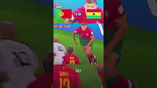 Portugal Vs Ghana 🤩Fifa World Cup Highlights✨#Shorts