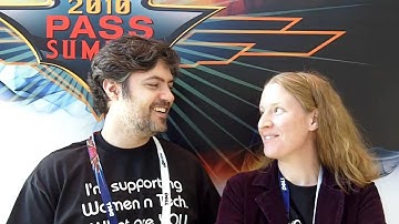 Jennifer and Sean McCown are kilted and talking about SQLPASS