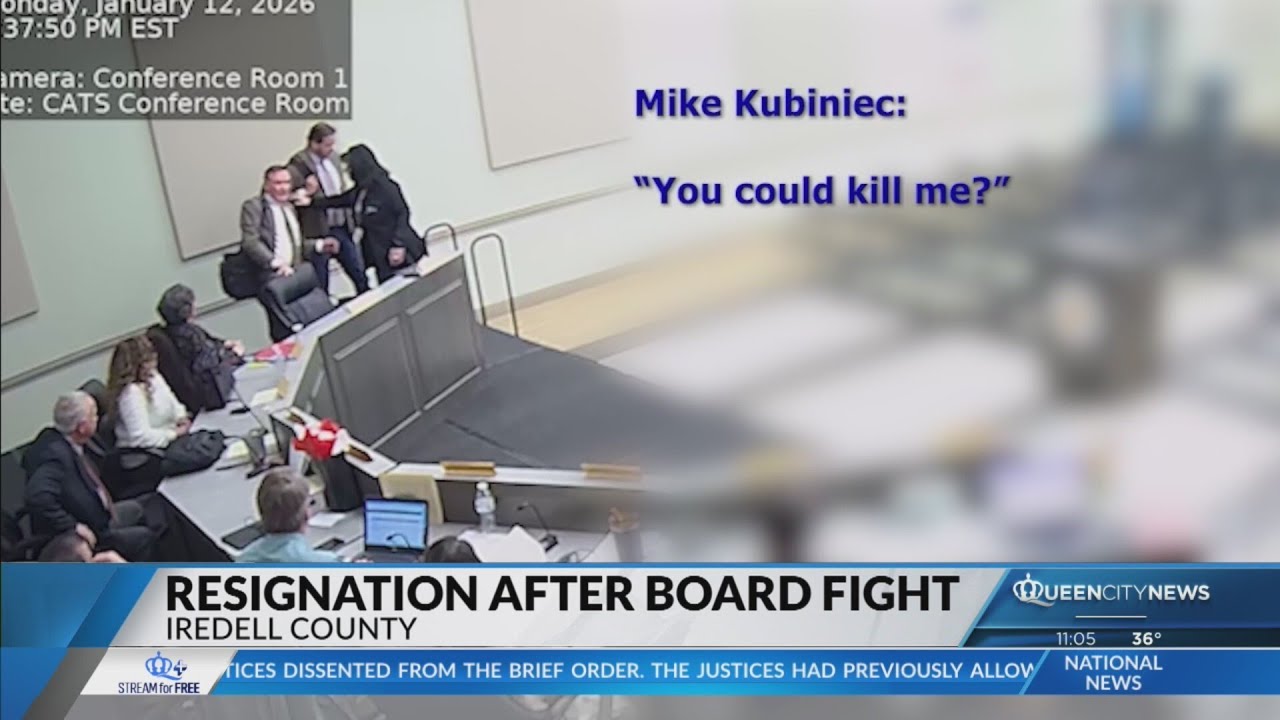 Chair of Iredell-Statesville school board resigns after heated exchange