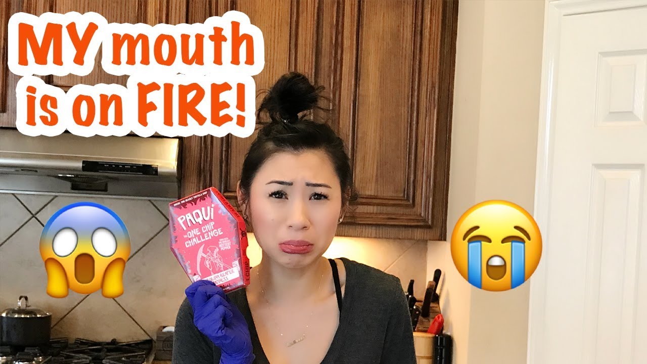 WORLDS HOTTEST CHIP! |PAQUI CAROLINA REAPER ONE CHIP CHALLENGE |3 MINUTES OF NO MILK NO ICE CREAM!!|