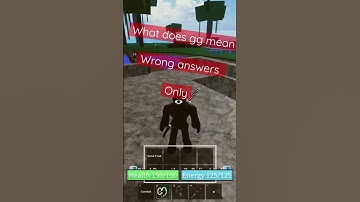 What does it mean #mystery #gg #wrong #answers #only