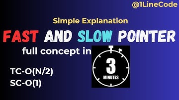 Fast & Slow Pointer : The Ultimate Guide in 3 minutes #linkedlist
