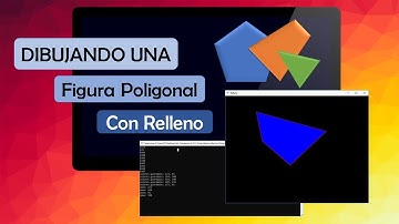 Algoritmo para dibujar un polígono con relleno || Visual Studio || OPenGL
