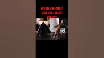 He Called VADER What???