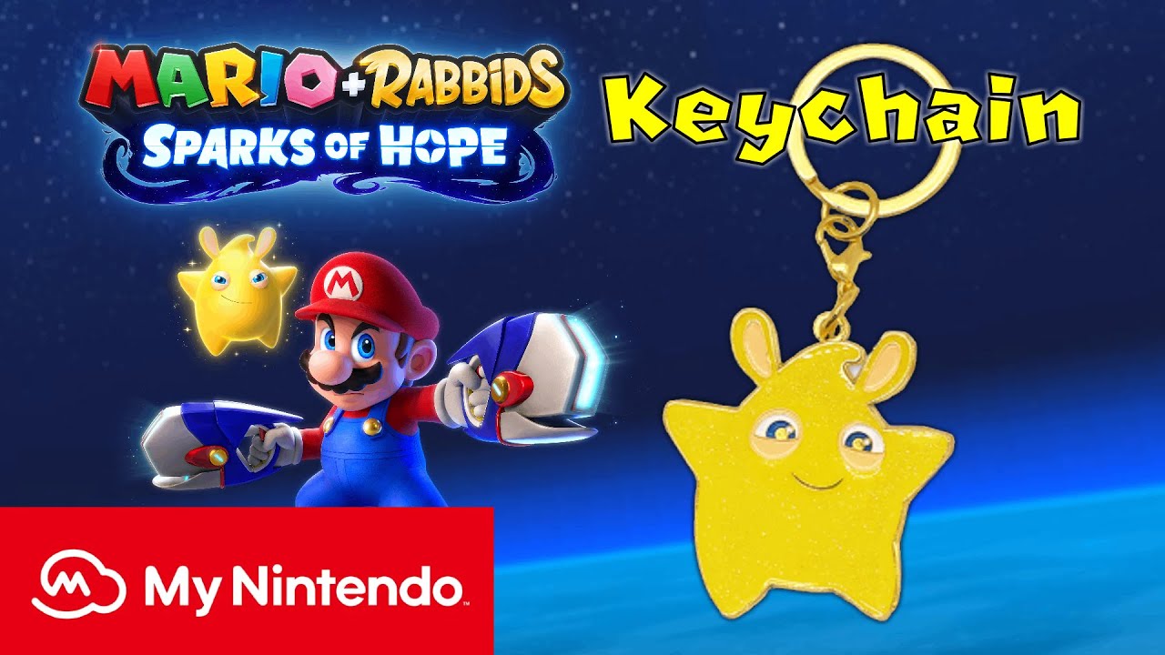 Mario + Rabbids: Sparks of Hope Keychain | My Nintendo October 2022 ...