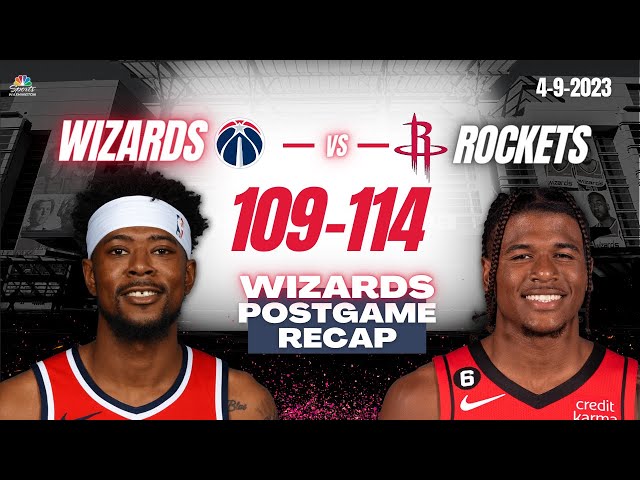 Recap: Wizards fall 114-109 to Rockets in season finale