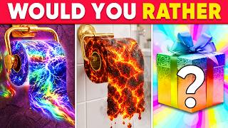 Would You Rather...? MYSTERY Gift Edition 🎁🌈🤑 Hardest Choices Ever