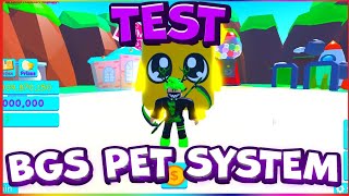 BGS PET SYSTEM | TEST