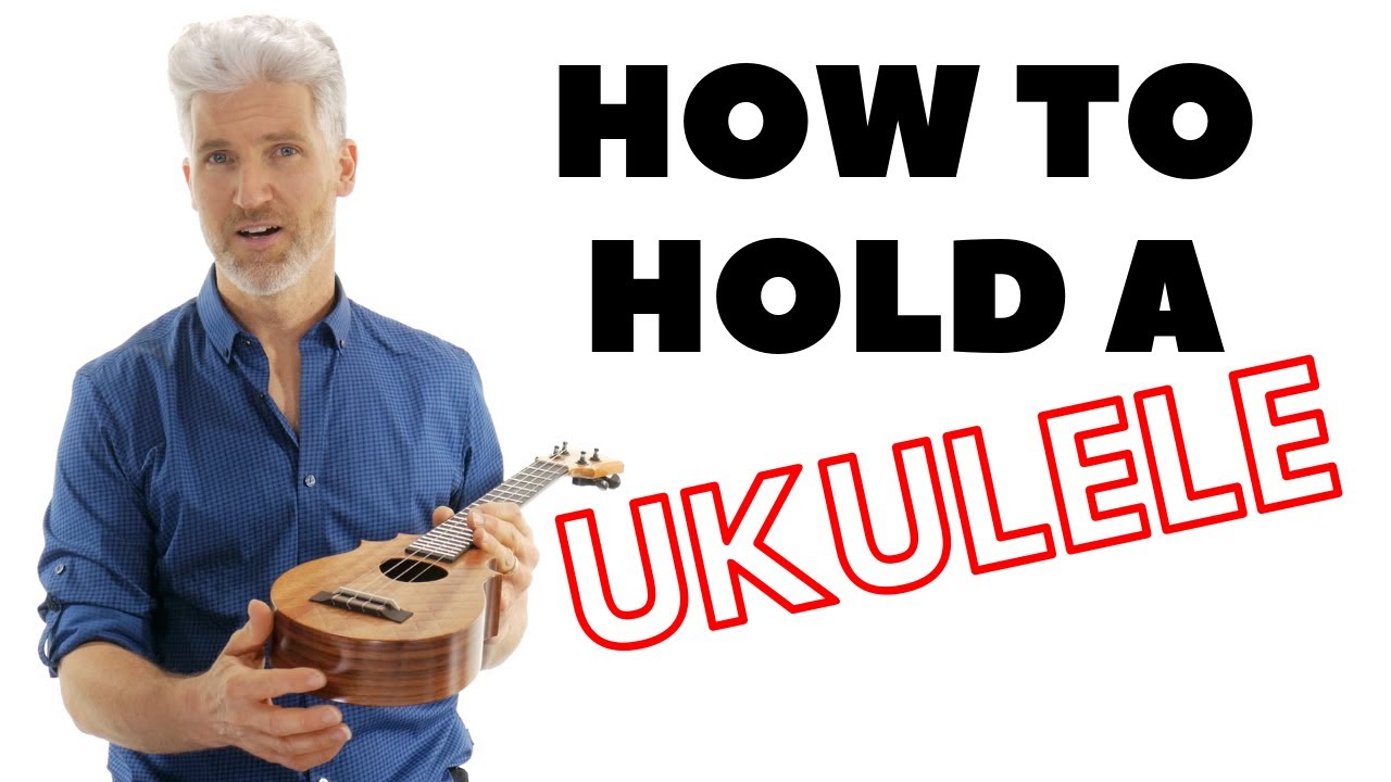 How To Hold A | Uke Like The Pros - YouTube