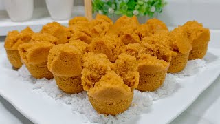 BENERAN SEENAK ITU SEKALI BIKIN LANGSUNG BERHASIL‼️RESEP KUE MANGKOK GULA MERAH MEKAR LEMBUT BANGET