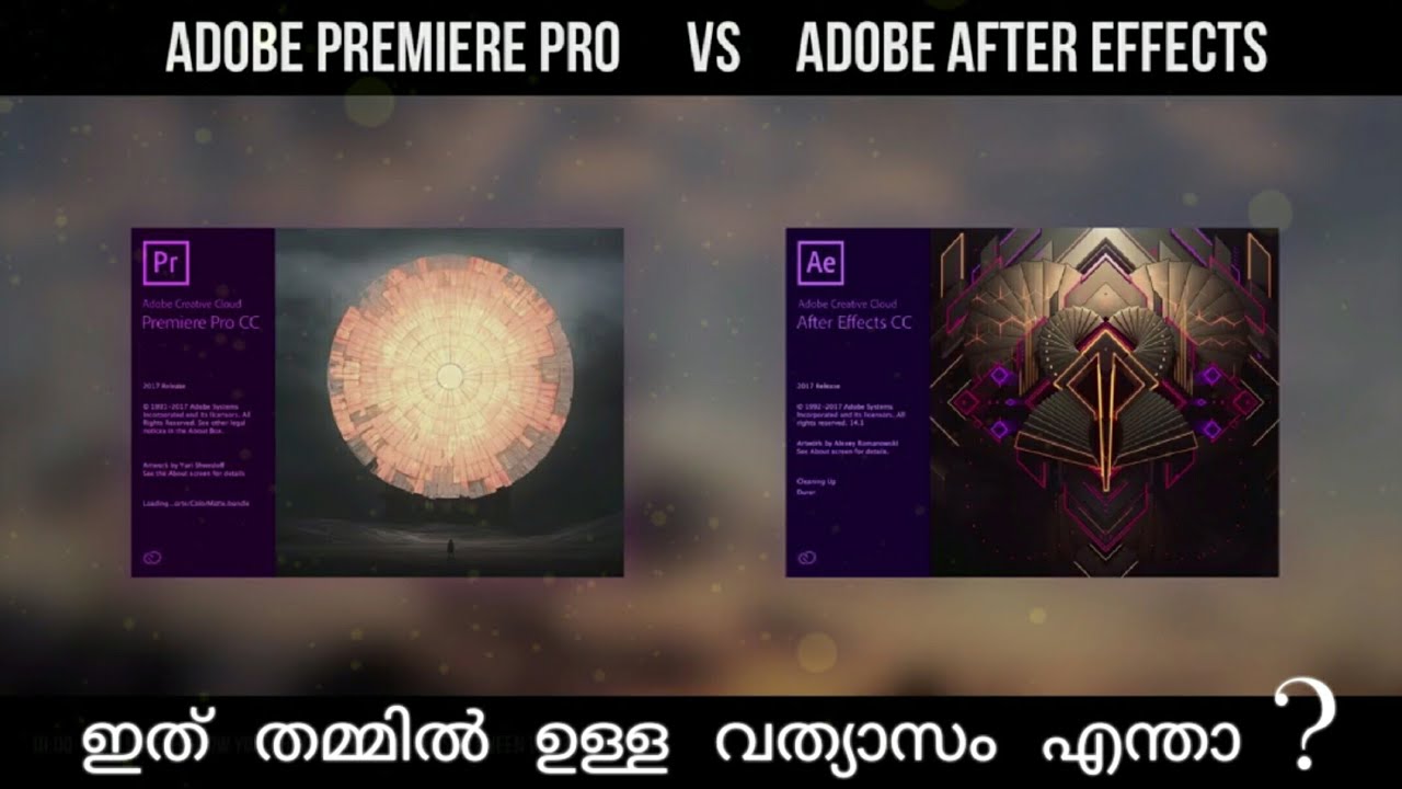 difference between adobe after effects and premiere pro