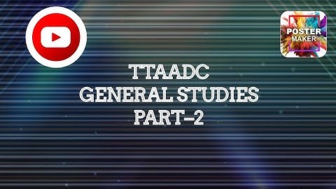 SUB ZONAL DEVELOPMENT OFFICER || TTAADC || GK STUDIES ||Tripura