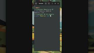 Variables en #linux #shell parte2 ; #shorts ; #foryou ; #viral ; #zsh