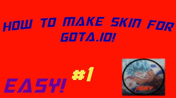 How to make Gota.io skin! (easy) #1 !! -Photoshop!