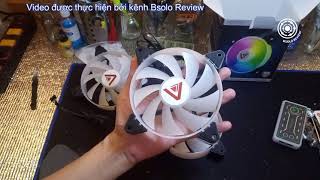 [Unbox] Bộ 3 Quạt Tản Nhiệt Fan Case Led VSP-209B