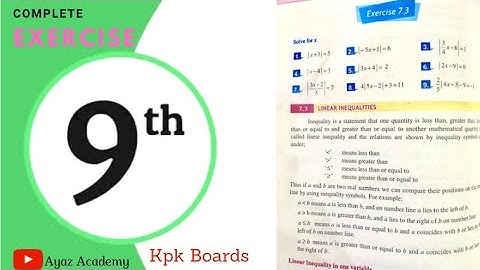 kpk Board Klas 9 Wiskunde Oefening 7.3 - Alle vragen