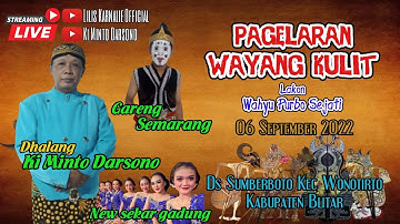 Wayang kulit lakon WAHYU PURBO SEJATI dalang KI MINTO DARSONO DI DS. SUMBERBOTO  - BLITAR  6-9-2022