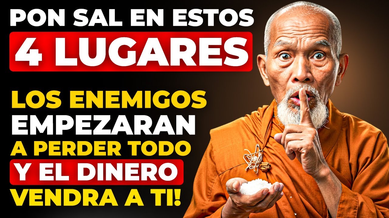 Dónde guardar SAL EN CASA: 4 LUGARES que ATRAEN DINERO ¡DEVUELVE EL MAL A ENEMIGO! Sabiduría Budista
