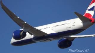 British Airways Boeing 787-9 (G-ZBKN) takeoff from NRT/RJAA (Tokyo - Narita) RWY 34L