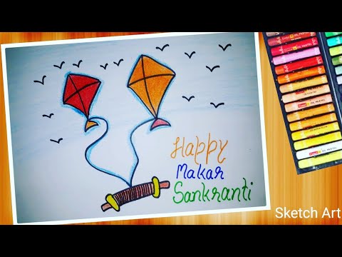 Featured image of post Makar Sankranti Drawing Easy This painting activity idea is also good for family art day