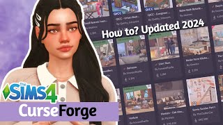 How To Download CC/MODS On CURSEFORGE *UPDATED 2024!* | The Sims 4