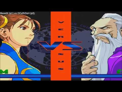 [HD] - Fightcade - Street Fighter Alpha 3 - BeastK(KOR) Vs OCxRiDaH(USA) - Final Part