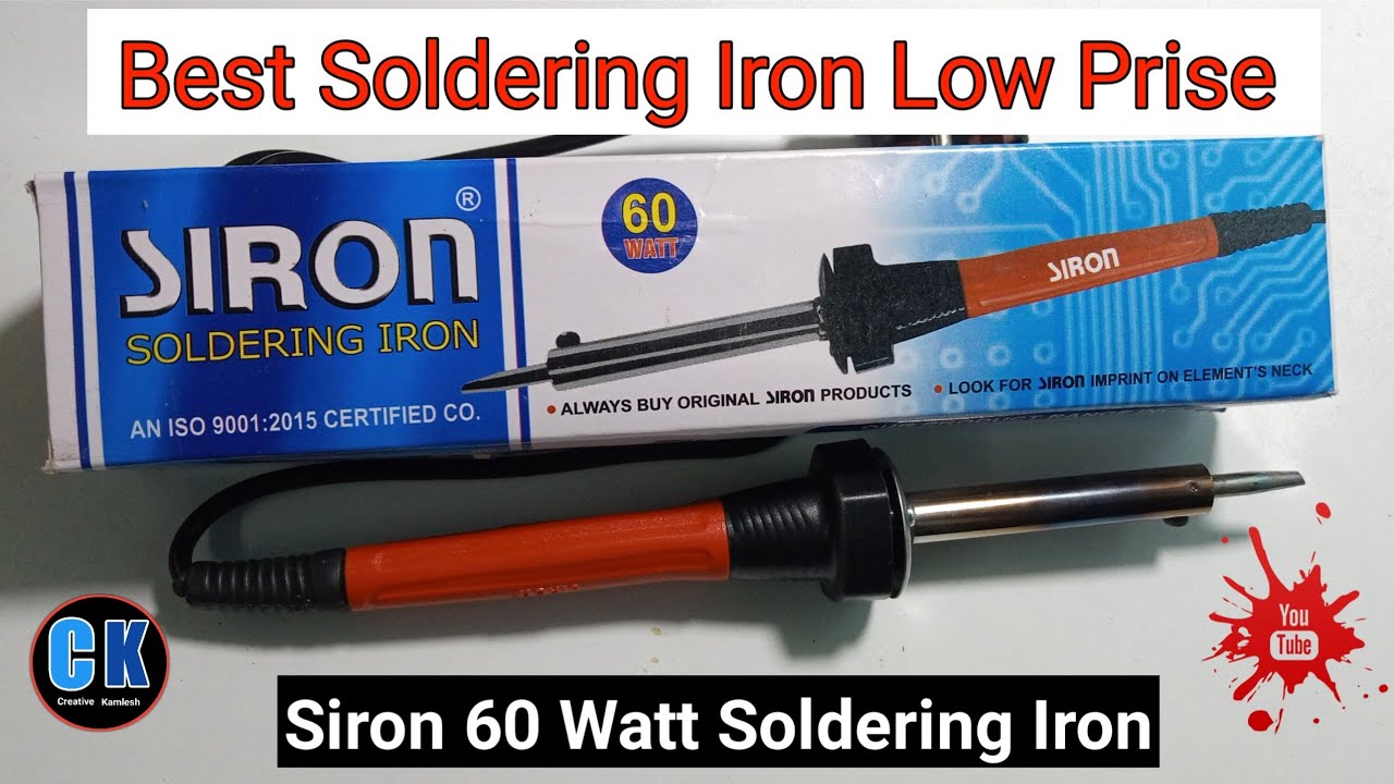 Best soldering iron ! siron 60 watt soldering iron Unboxing !