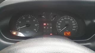Renault Megane 1,9dci cold start -1°C
