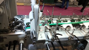 high speed folder and gluer machine for 4 and 6 corners