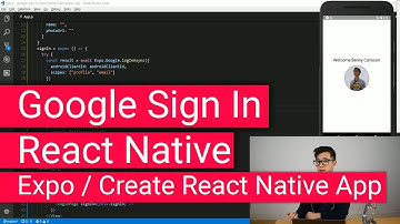 Google Sign In with React Native Expo Create-React-Native-App