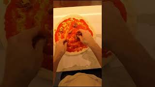 The Satisfying Process of Making a Moroccan Inspired Pizza 🇲🇦 #shorts #pizza #asmr