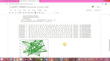Algorithme génétique Résolution du Problème du Voyageur Commerce TSP Python calcul Fitness 5/10