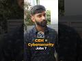 🔥CEH = Cybersecurity Job? #shorts #simplilearn