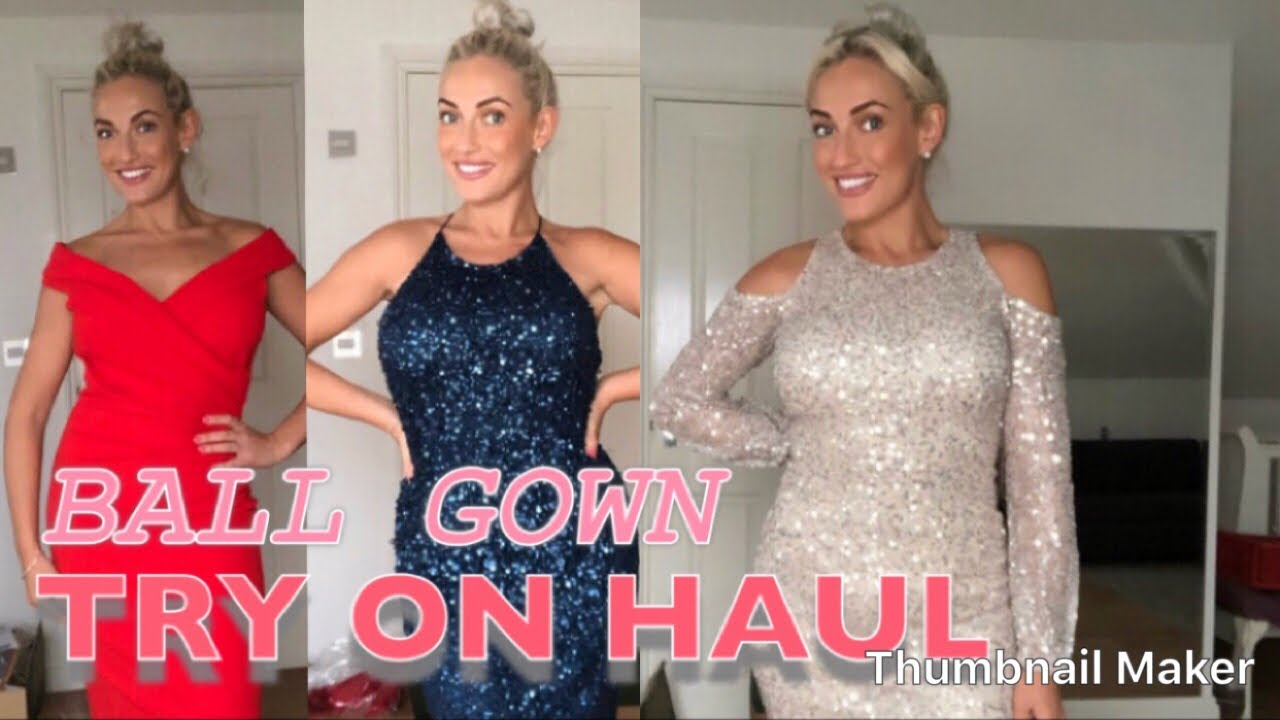 SLIMMING WORLD BALL DRESS HAUL/ CHRISTMAS PARTY & BLACK TIE DRESS IDEAS