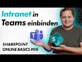 Intranet in Teams einbinden (Viva Connections) – SharePoint Online Basics 08