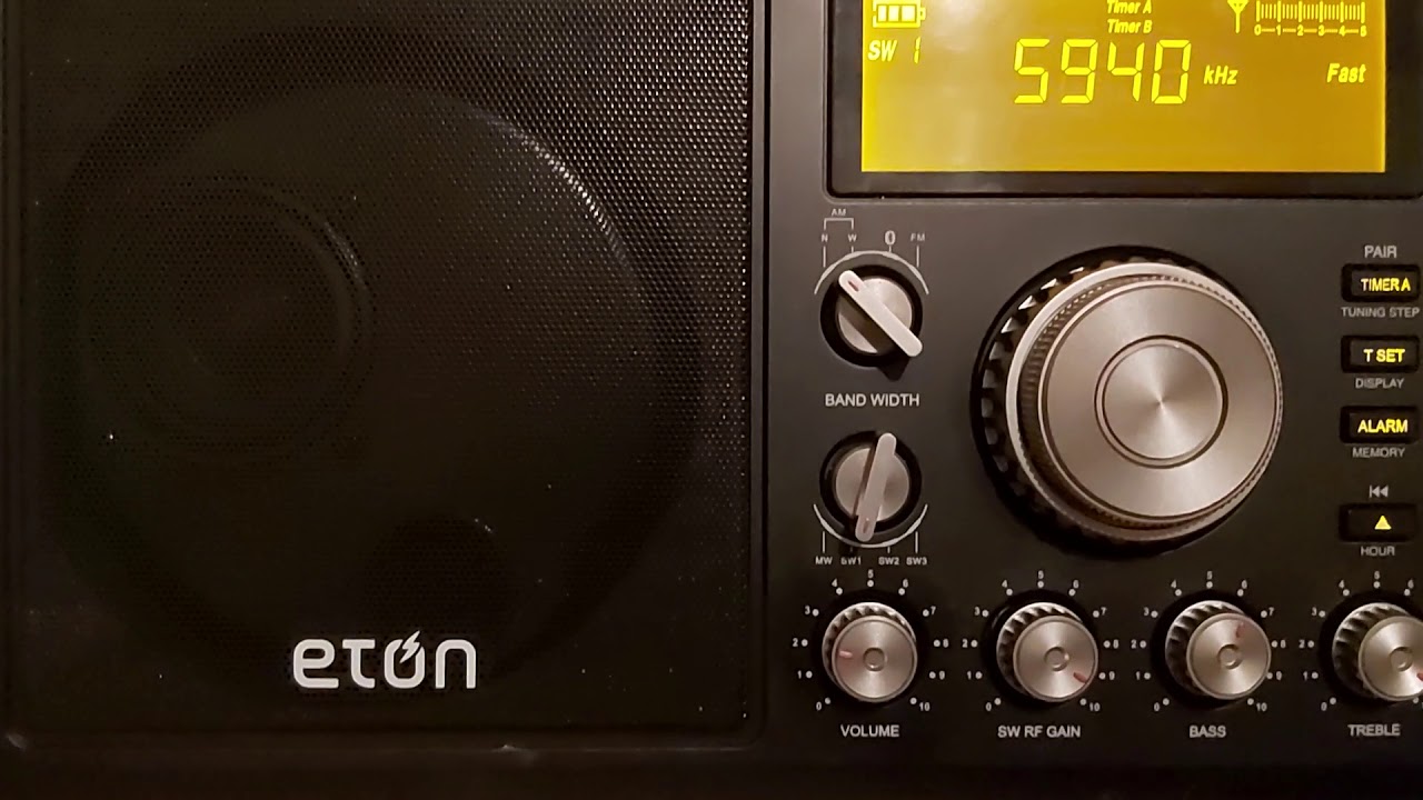 Radio Algerienne Chaine 1 - 5940 khz - Eton Field Bt