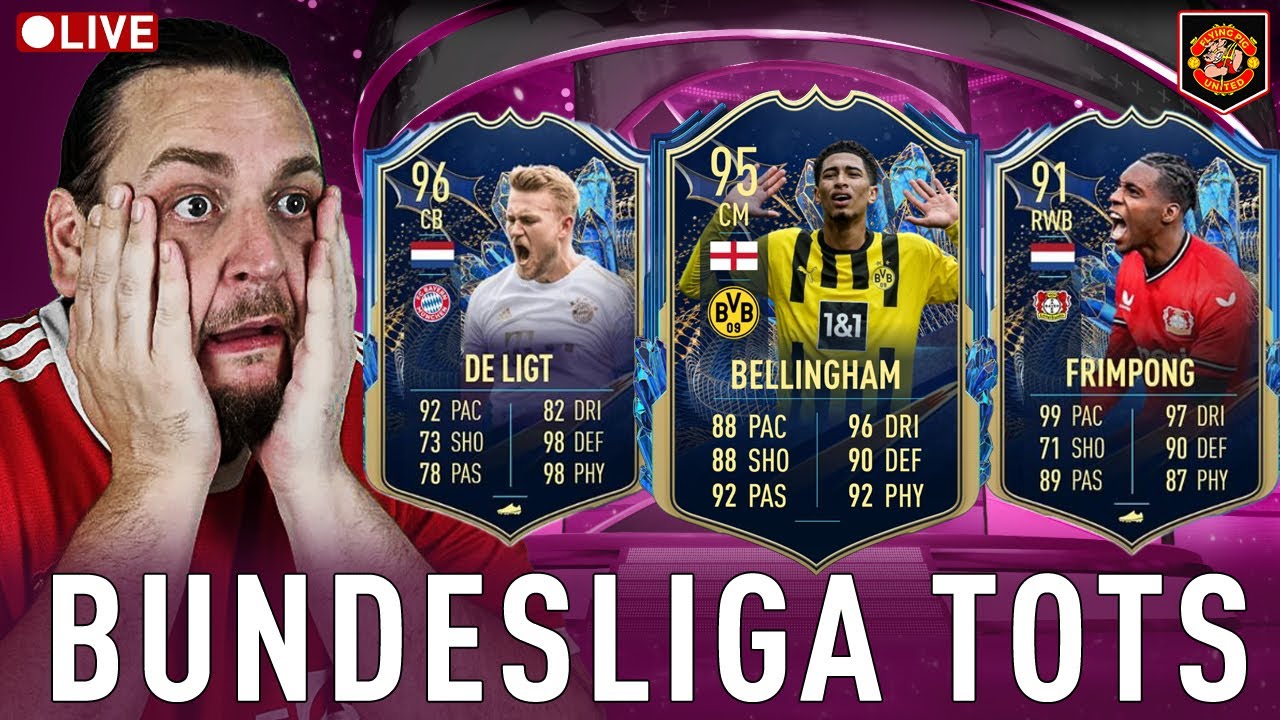 FUT CHAMPS REWARDS BUNDESLIGA TOTS 🔴 LIVE FIFA 23 Team Of The Season ...