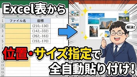 【Excel VBA】大量の画像をパワポに一括挿入！面倒な位置調整もリストで自動化