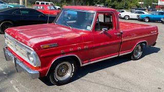 Test Drive 1972 Ford F100 Pickup Truck SOLD $13,900 Maple Motors #1762