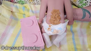 Huge Diaper Blowout!! Poop Explosion for Silicone Baby Doll| nlovewithreborns2011