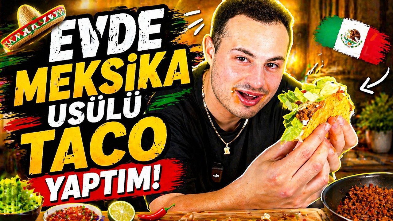 EVDE TACO YAPTIM | BU KADAR KOLAY OLMAMALIYDI!