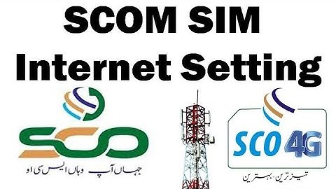 SCOM Sim Internet Setting | SCOM | SCOM Internet Setting 2023 | SCO Internet Setting | SCO | SCO Sim