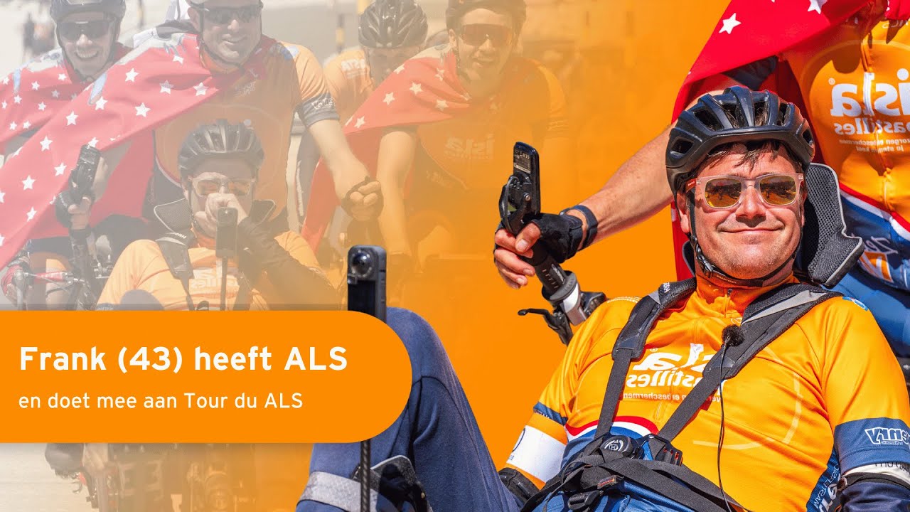 Frank over Tour du ALS: "Met een lach en een traan, met een feestje en met mooie opbrengsten"